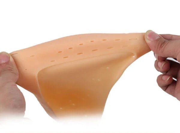 Full Heel Pain Anti Crack Silicone Set Anti Crack Full Length Socks – Pair - My Store