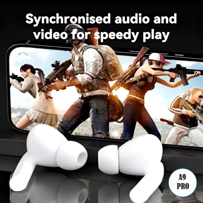 A9 Pro High Quality Sound, ENC Noise Reduction Wireless AirPods With Smart Touch Screen Control - My Store