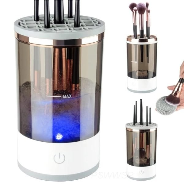 3 In 1 Electric Makeup Brush Cleaner | Automatic Make Up Brush Holder Cleaner Machine - My Store