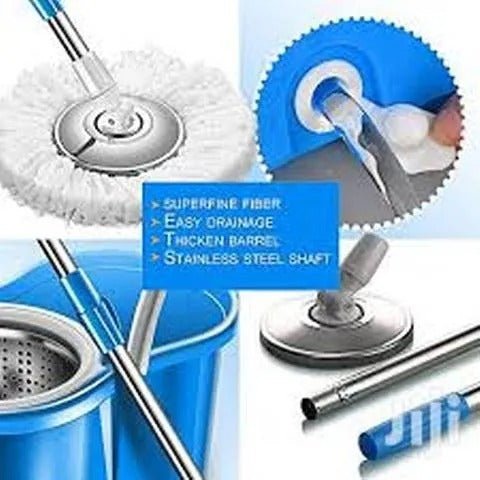 360° Rotating Head Mops With Bucket Mob Deep - cleaning Magic Mop - microfiber Mop - My Store