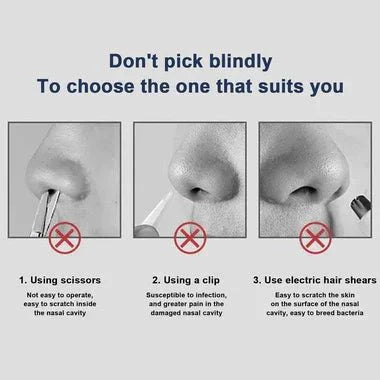 Painless Nose Hair Razor | Nose Hair Trimmer ( Pack Of 2 ) - My Store