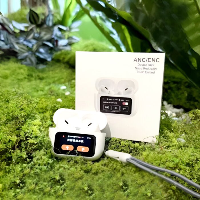 A9 Pro High Quality Sound, ENC Noise Reduction Wireless AirPods With Smart Touch Screen Control - My Store