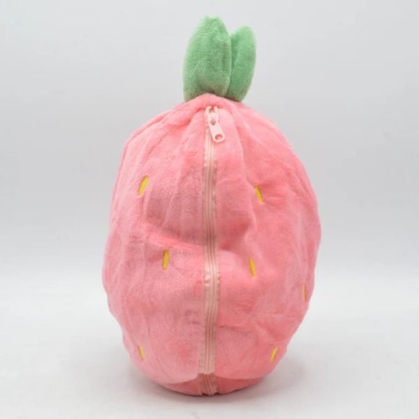 Rabbit New Creative Strawberry Rabbit Plush Soft Doll Hug Pillow | Best Quality Stuff Toy For Babies & Kids – Random Color - My Store