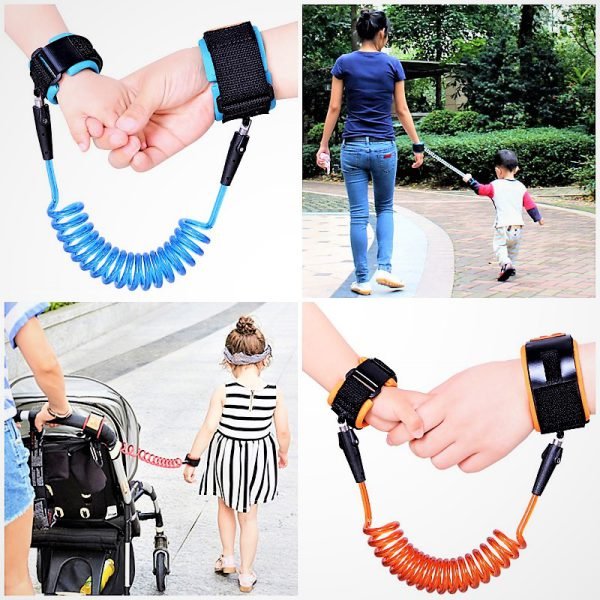 Baby Child Anti Lost Wrist Link Safety Harness Strap Rope Leash Walking Hand Belt Band Wristband For Toddlers, Kids Loss - My Store