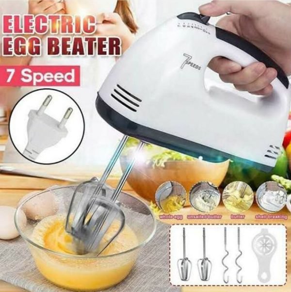 Scarlett Multifunctional 7 Speed Mini Mixer Electric Food Blender Scarlett Handheld Mixer Egg Beater Automatic Cream Food Cake Baking Dough Mixer - My Store