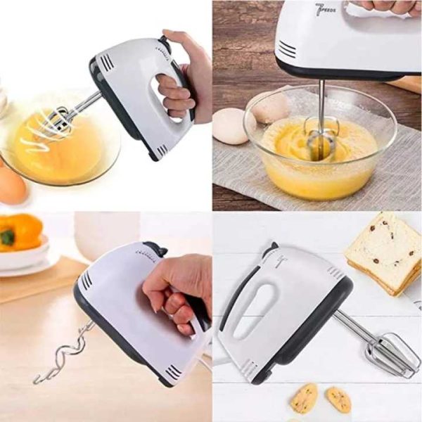 Scarlett Multifunctional 7 Speed Mini Mixer Electric Food Blender Scarlett Handheld Mixer Egg Beater Automatic Cream Food Cake Baking Dough Mixer - My Store