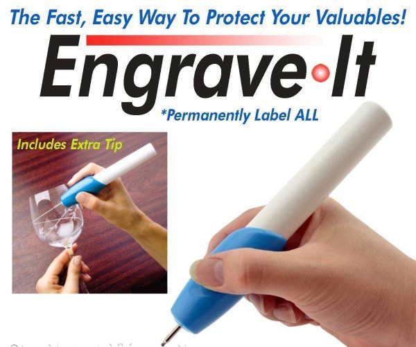Engrave It – Carving Pen Engraver Machine For Glass, Plastic, Iron, And Steel - My Store