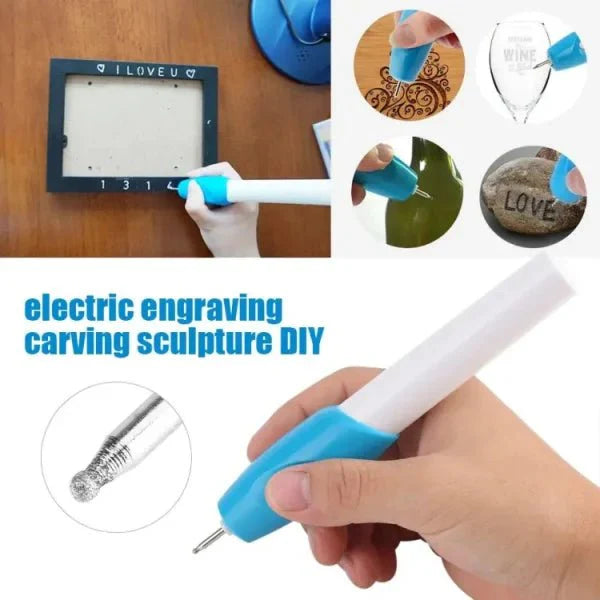Engrave It – Carving Pen Engraver Machine For Glass, Plastic, Iron, And Steel - My Store
