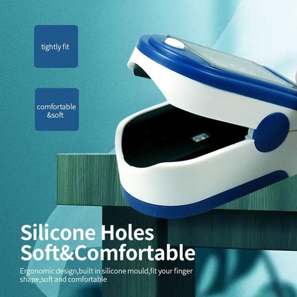 Fingertip Pulse Oximeter Blood Oxygen Saturation Detector Pulse Rate Monitor Portable Oximeter With Fingertip Puls Rate Monitor Portable Oximeter - My Store