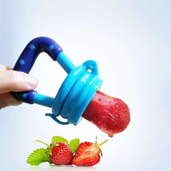 Food Pacifier + Feeder Spoon/ Fresh Fruit Food Baby , Feeding Safe Fruit Feeder (random Color) - My Store