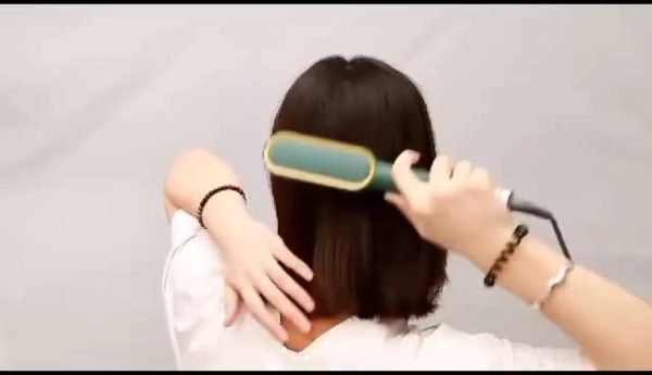 Multifunctional Hair Straightener Brush Heated Brushes Ceramic Anti - scald Hair Straightening Hot Comb Hair Care Fast Heating - My Store