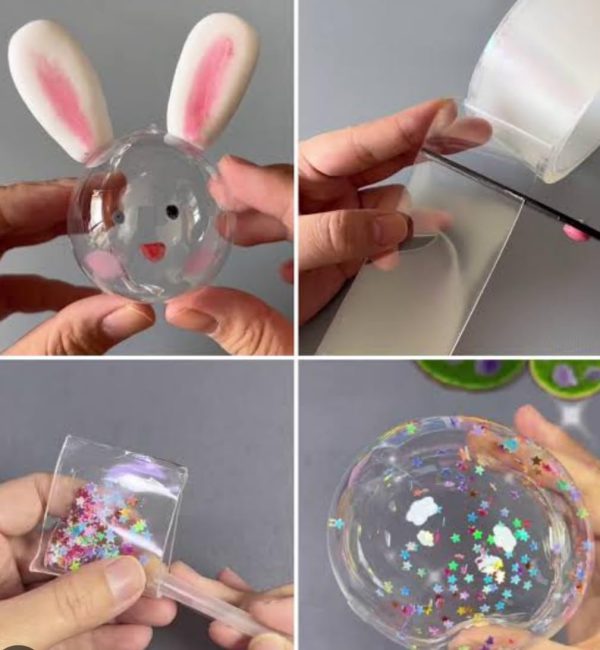 Multipurpose Tape For Diy Craft Children Colorful Pinch Toy Making Blowing Bubble Sticky Traceless Tape Toy 3 Mtr - My Store