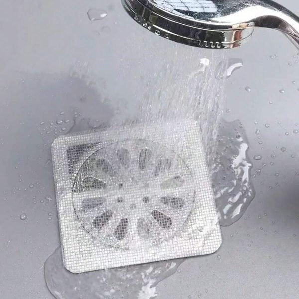 Pack Of 10 – Multifunctional Sticker Drainer Net For Bathroom, Kitchen Etc | Window Screen Repair Patches - My Store