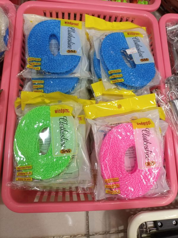 Plastic Cloth Hanging Rope Clothesline – 5 Meters - My Store
