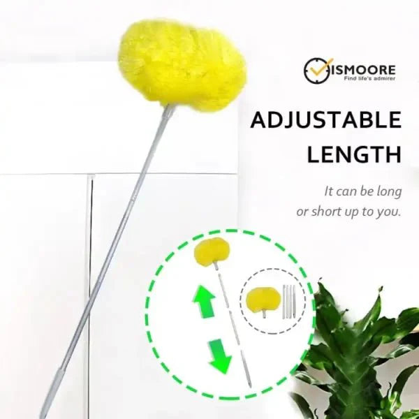 Removable Ceiling Fan Duster Washable Retractable Clean Brush Soft Duster Brush Anti Dusting Brush Home Cleaning - My Store