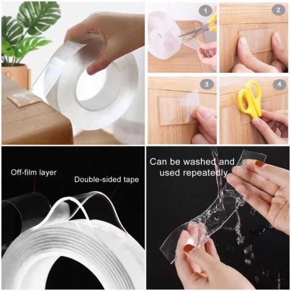 Transparent Double - Sided Silicone Adhesive Tape (3 M) - My Store