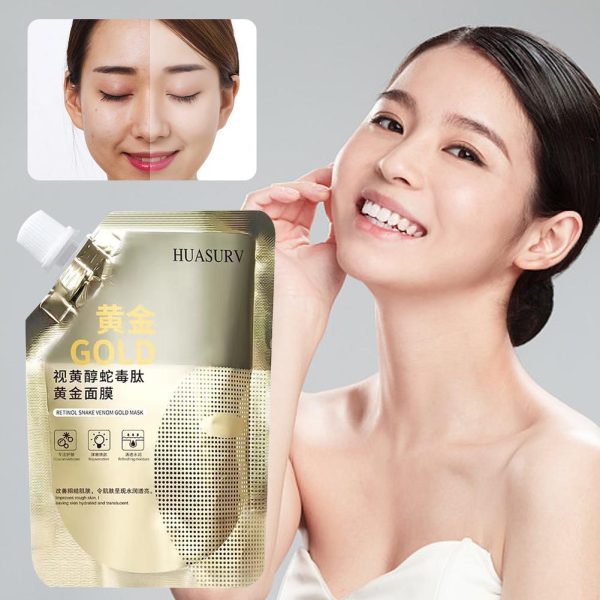Retinol Gold Mud Mask – Brightening & Firming Facial (100ml) - My Store