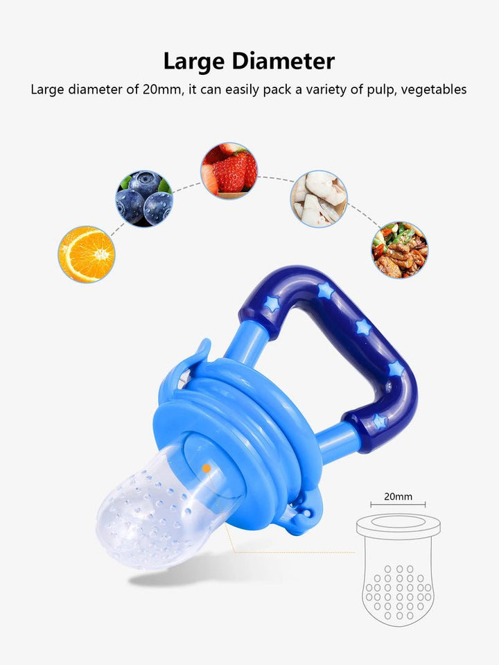 Food Pacifier + Feeder Spoon / Fresh Fruit Food Baby , Feeding Safe Fruit Feeder – Random Color - My Store