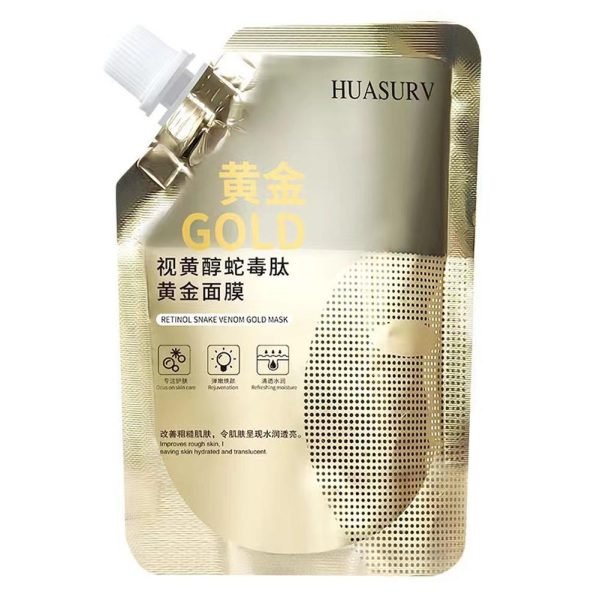 Retinol Gold Mud Mask – Brightening & Firming Facial (100ml) - My Store