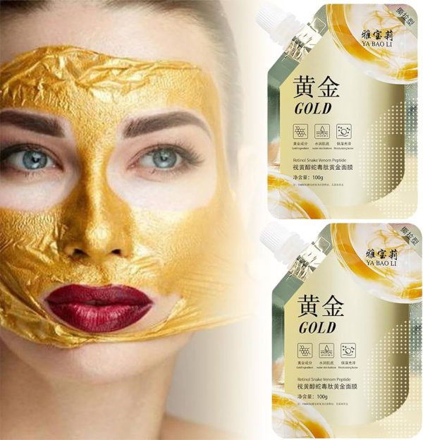 Retinol Gold Mud Mask – Brightening & Firming Facial (100ml) - My Store