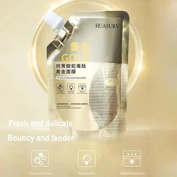 Retinol Gold Mud Mask – Brightening & Firming Facial (100ml) - My Store