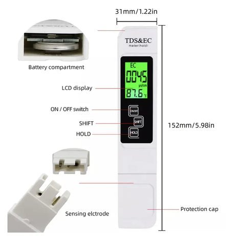 Water Quality Tester Drink Water TDS Meter Pen - My Store