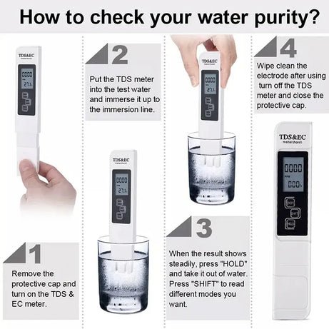 Water Quality Tester Drink Water TDS Meter Pen - My Store