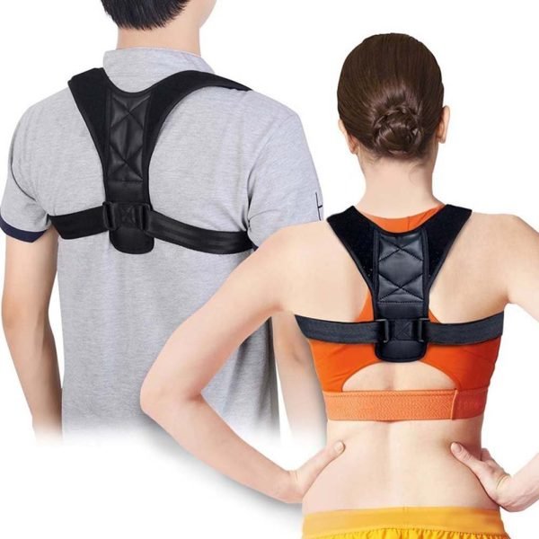Sn - 660 Smart Care Brand Posture Corrector Upper Back Support Strong Grip Shoulder Support Relief And Back Pain Relief Belt – Adjustable Posture Support Brace For Men And Women - My Store