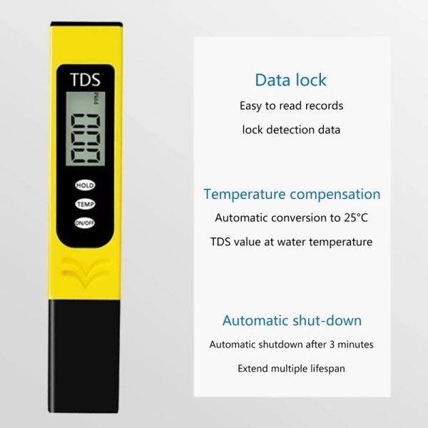 Tds Meter Digital Lcd Pen Tester | Water Quality Monitor Purity Measure Tool (🇵🇰 Azadi Sale Offer Limit Time) - My Store