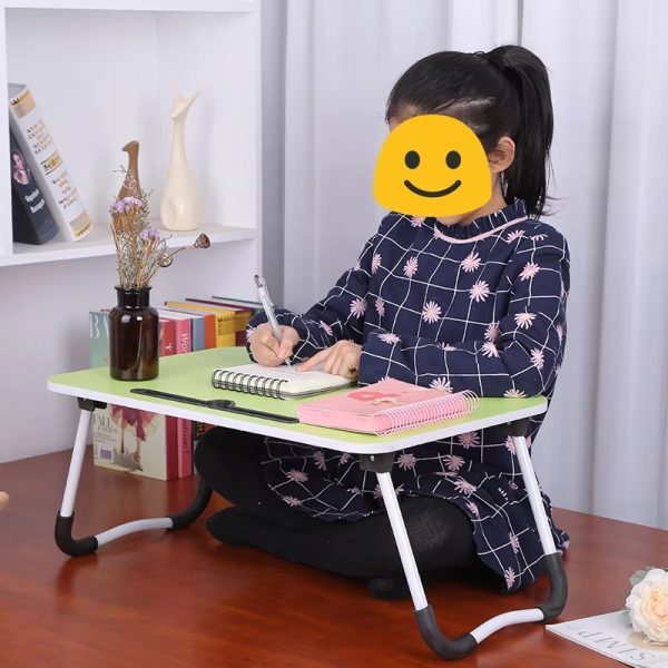 Wooden Laptop Table – Laptop Stand – Floor Table – Laptop Table – Drawing Desk – Bed Tray Table Fold - able – Table Notebook Stand Reading Holder – Study Table – Portable Desk – Random Color - My Store