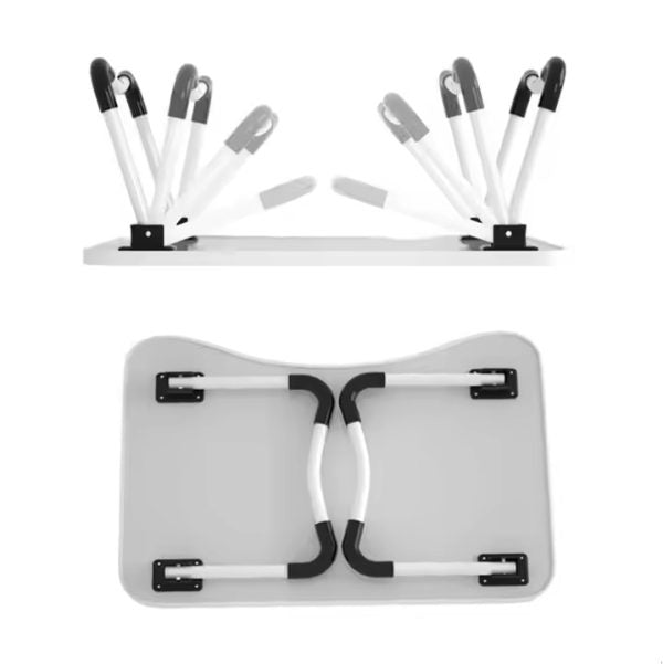 Wooden Laptop Table – Laptop Stand – Floor Table – Laptop Table – Drawing Desk – Bed Tray Table Fold - able – Table Notebook Stand Reading Holder – Study Table – Portable Desk – Random Color - My Store