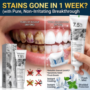 Hydroxyapatite Toothpaste Nano 7.5%  Advanced Enamel Repair • ❄️ Sensitivity Relief • 😁 Naturally Stronger Teeth
