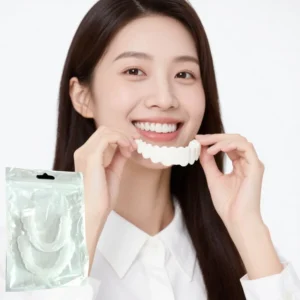 Silicone Imitation Braces Teeth Decoration Complete Kit (Upper & Lower) Orgnal Silicone (Discount Just For Today)